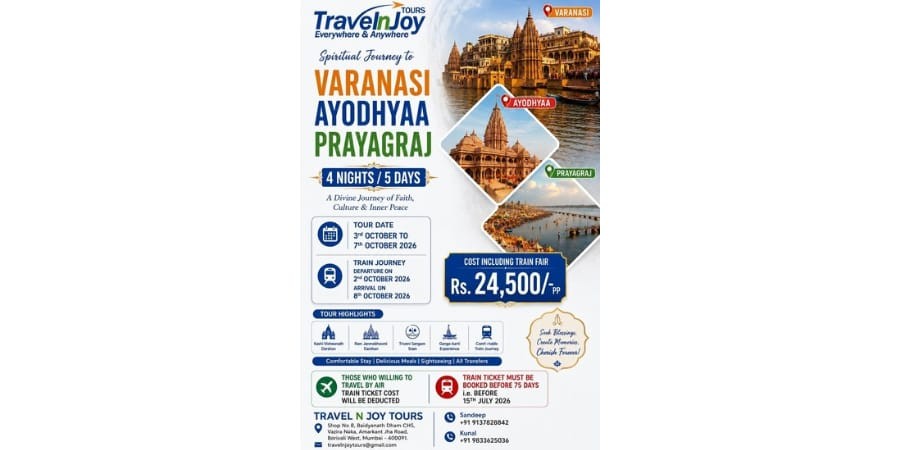 Varanasi Ayodhya Prayagraj Group Tour